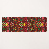Palestina Tatreez Traditioneel Borduurwerk Yogamat (Voorkant (horizontaal))