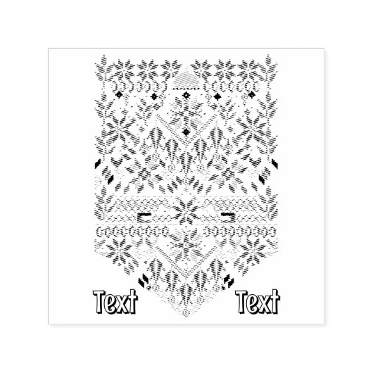 Palestina Tatreez Traditioneel Borduurwerk Zelfinktende Stempel (Design)