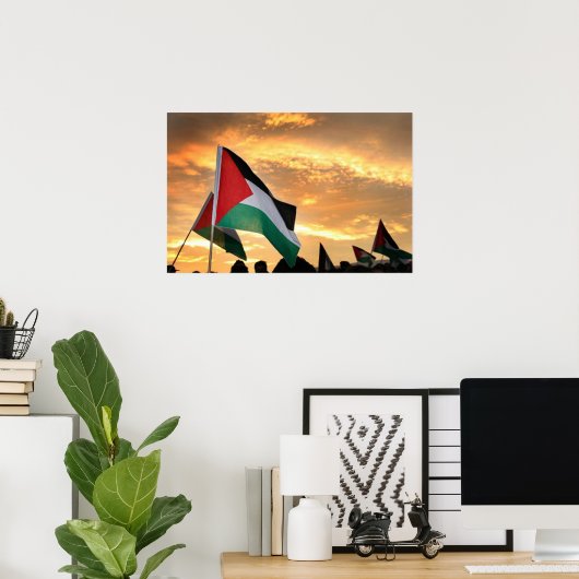 Palestina-Uitzicht Poster (Thuiskantoor)