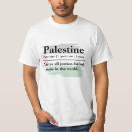 Palestina - verenigt alle rechtvaardigden liefhebb t-shirt