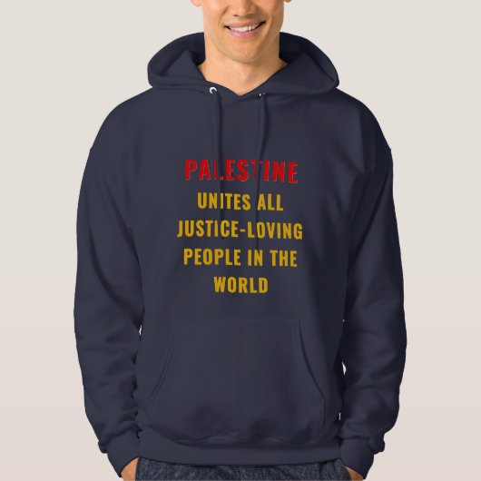 Palestina verenigt Hoodie | mensenrechtenactivisme (Voorkant)