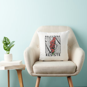 Palestina Verzet T-Shirt Kussen