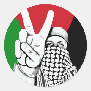 Palestina - Victory - vlag Ronde Sticker