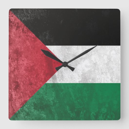 Palestina Vierkante Klok (Voorkant)