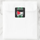 Palestina Vierkante Sticker (Tas)