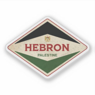 Palestina-Vintage Hebron Sticker