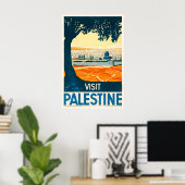 Palestina Vintage Reisposter Print (Thuiskantoor)