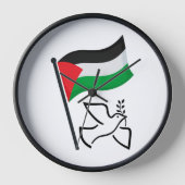Palestina Vlag فلسطين Vredesduif | Vrij Palestina (Voorkant)