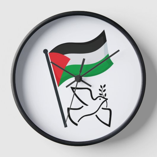 Palestina Vlag فلسطين Vredesduif | Vrij Palestina (Voorkant)