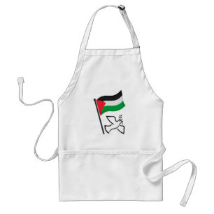 Palestina Vlag فلسطين Vredesduif Vrij Palestina Standaard Schort