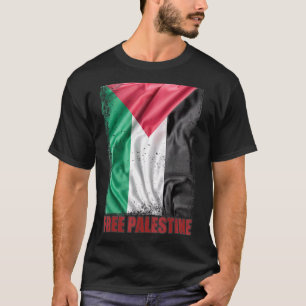 Palestina vlag Arabisch Palestijns zonder grenzen T-shirt