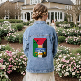 Palestina vlag Arabische tekst Denim Jacket