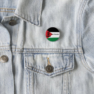 Palestina vlag Arabische tekst Ronde Button 3,2 Cm