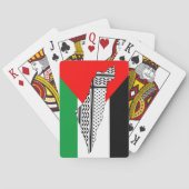 Palestina Vlag en Kaart met Keffiyeg Patroon (Achterkant)