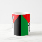 Palestina Vlag en Kaart met Keffiyeg Patroon Koffiemok (Center)