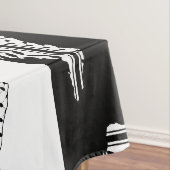 Palestina Vlag en Kaart met Keffiyeg Patroon Tafelkleed (Voorbeeld)