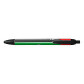 Palestina Vlag en Kaart met Keffiyeg Patroon Zwarte Inkt Pen (Achterkant)