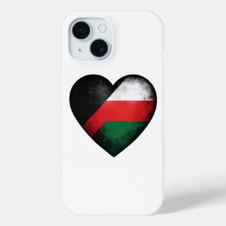 Palestina Vlag Hart Bid Voor Vrij Palestina iPhone 15 Case