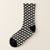 Palestina Vlag hart Sokken (Links - buitenkant)