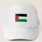 Palestina vlag honkbal hoed trucker pet (Voorkant)