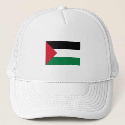 Palestina vlag honkbal hoed trucker pet (Voorkant)