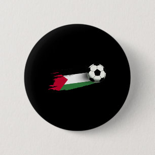 Palestina Vlag Jersey Palestina Voetbalteam Palest Ronde Button 5,7 Cm