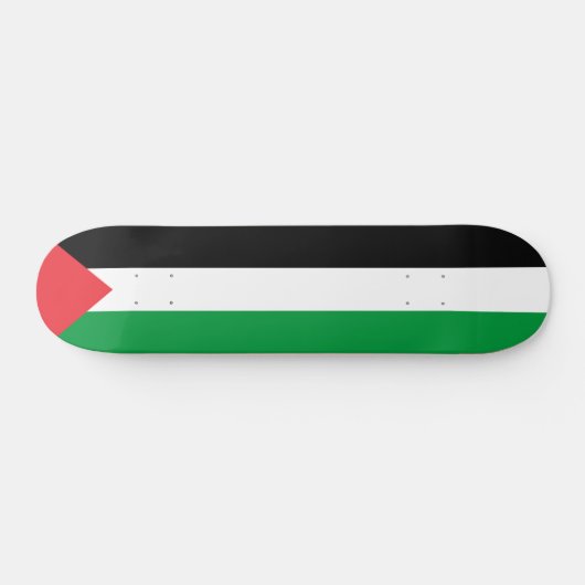 Palestina vlag patriottisch modern persoonlijk skateboard (Horizontaal)