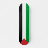 Palestina vlag patriottisch modern persoonlijk skateboard (Voorkant)