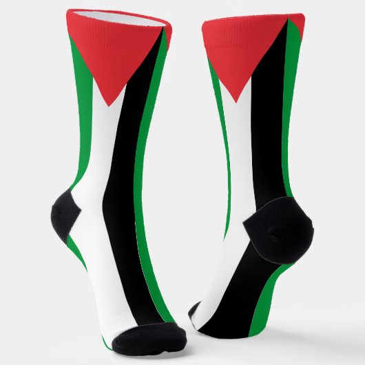 Palestina vlag patriottisch modern sokken (Gebogen)