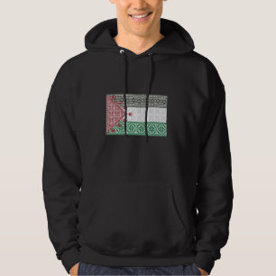 Palestina Vlag Tatreez Kruissteek Patroon Tradit Hoodie