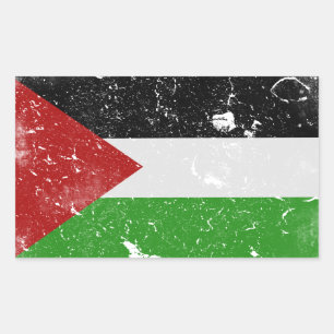 Palestina Vlag Vrij Palestina Rechthoekige Sticker