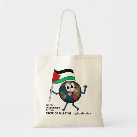 Palestina VN-lidmaatschap د ف سل.ة Tote Bag (Voorkant)