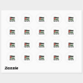 Palestina Vrede Ronde Sticker (Vel)