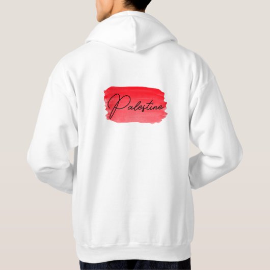 Palestina vrij van Gaza Hoodie (Achterkant)