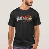 Palestina Vrije Palestina Vrije Gaza Palestijnse v T-shirt (Voorkant)