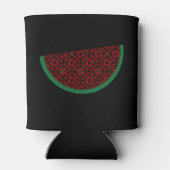 Palestina watermeloen Borduurwerk rode tatreez Blikjeskoeler (Achterkant)