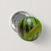 Palestina watermeloen groen rood Gaza Ronde Button 3,2 Cm (Voorkant /achterkant)