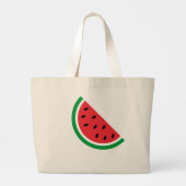 Palestina Watermeloen Grote Tote Bag (Achterkant)