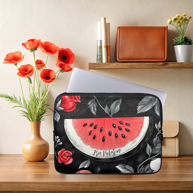 Palestina Watermeloen Laptop Sleeve (Free Palestine Watermelon Laptop Case)