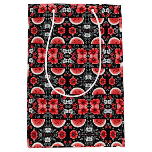 Palestina Watermeloen Medium Cadeauzakje (Voorkant)