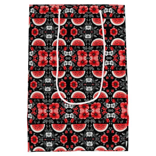 Palestina Watermeloen Medium Cadeauzakje (Achterkant)