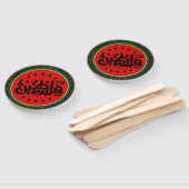 Palestina watermeloen-Palestina Arabisch woord"فلس Handwaaier (Niet-gemonteerd)