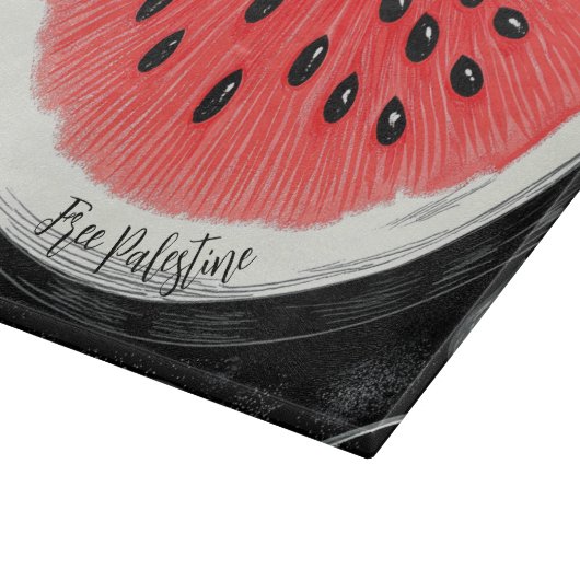 Palestina Watermeloen Snijplank (Hoek)