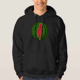 Palestina Watermeloen Vlag Kaart. Vrije Palestijne Hoodie
