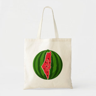 Palestina Watermeloen Vlag Kaart. Vrije Palestijne Tote Bag