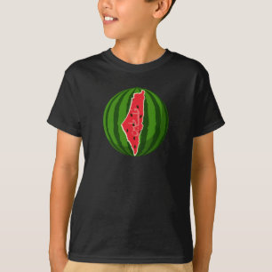 Palestina Watermeloen Vlag Landkaart. Vrije Palest T-shirt