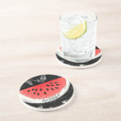 Palestina Watermeloen Zandsteen Onderzetter (Zijkant)