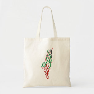 Palestina Woord in Arabische Kalligrafie Tote Bag