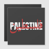 Palestina Word Arabisch en Engels Wordart- tekst (Voorkant / Achterkant)