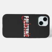 Palestina Word Arabisch en Engels Wordart- tekst Case-Mate iPhone Case (Achterkant (horizontaal))